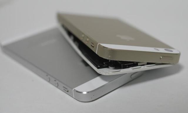 iphone5s, crack, submerged