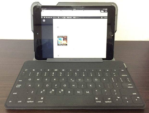 iPad mini、ロジクール Keys-To-GoとTM525BK