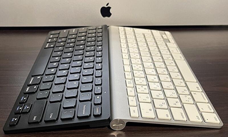 Anker ウルトラスリムキーボード、Macでの使用感。タイピング感はよい 