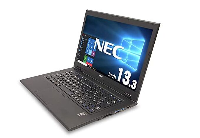 NEC VersaPro VG、2015年製 13.3インチ 779gの軽量ノートの中古が 1万