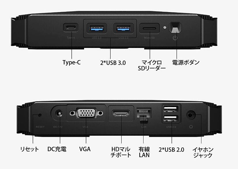 CHUWI HeroBox Mini PC N5100 動作確認のみ - デスクトップ型PC